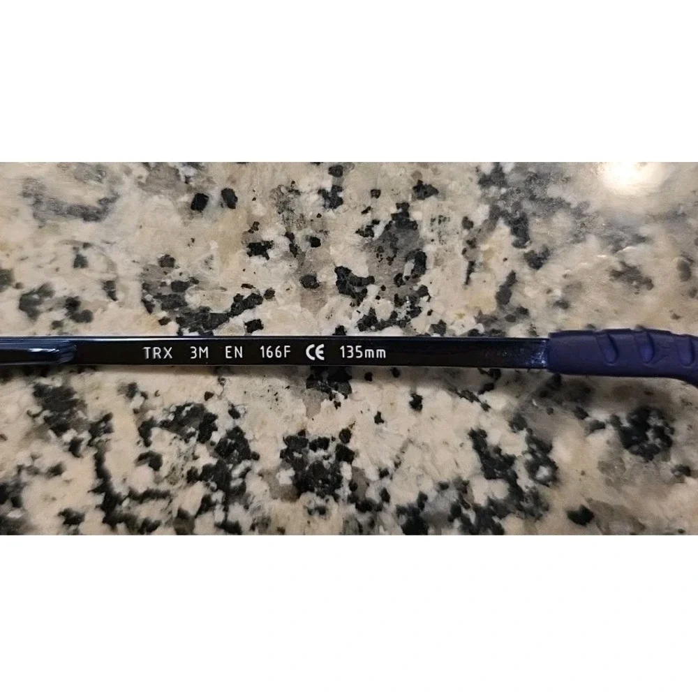 NEW 3M TRX Blue Horizon Sunglasses Occupational Rectangular Full Rim 3m‎ Z87-2+